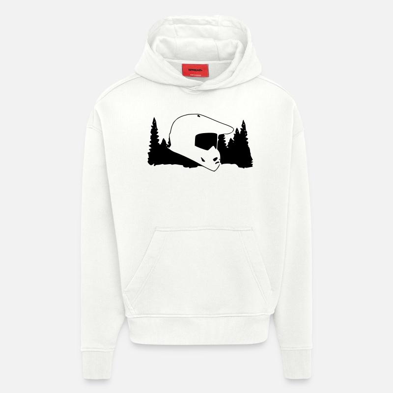 Offroad - Hoodie- made by SPREAD  - OFF WHITE