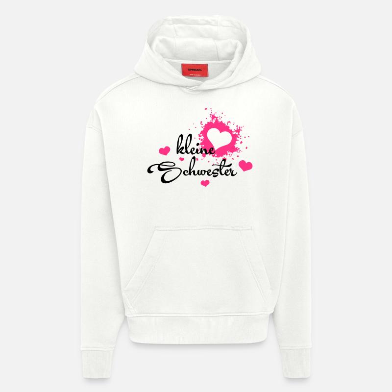 Kleine Schwester - Geschenk - Hoodie- made by SPREAD  - OFF WHITE