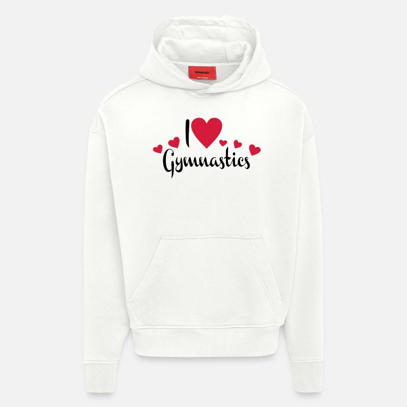 Gymnastik - Hoodie- made by SPREAD  - OFF WHITE