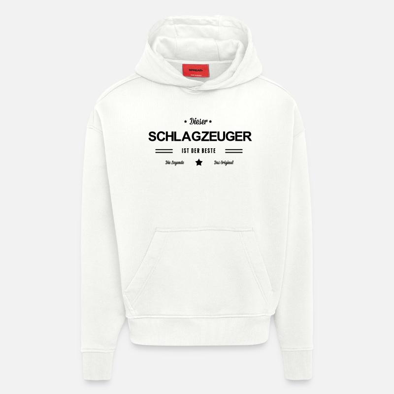 Bester Schlagzeuger - Hoodie- made by SPREAD  - OFF WHITE