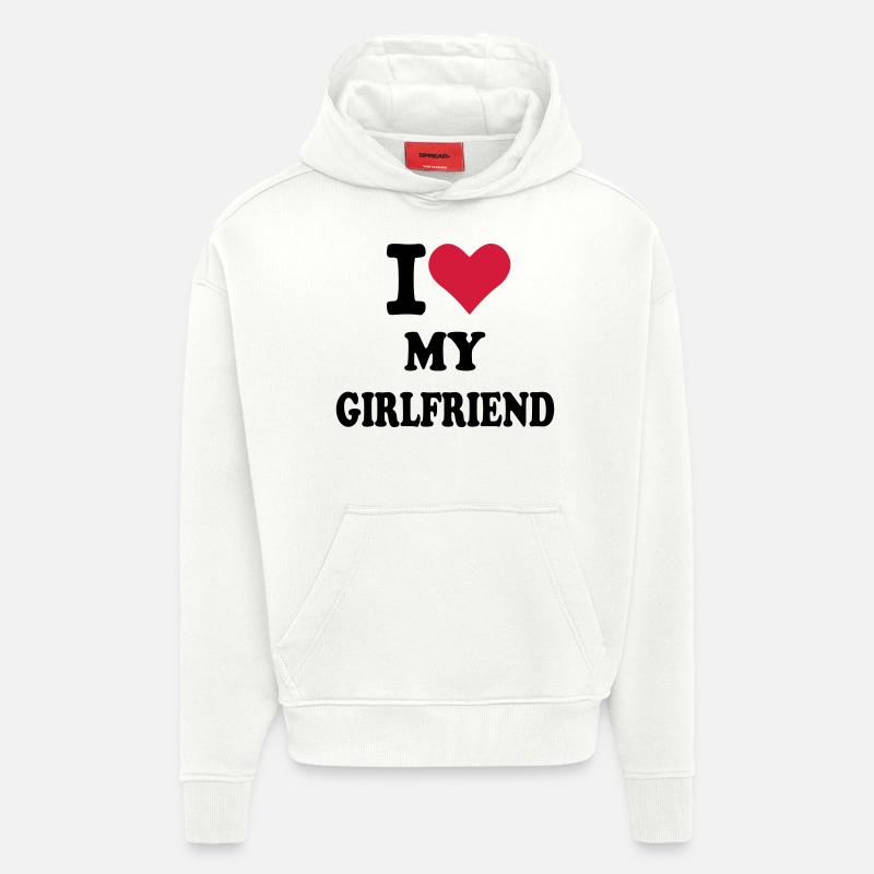 Girlfriend - Sweat à capuche bio épais oversize fabriqué en UE - OFF WHITE