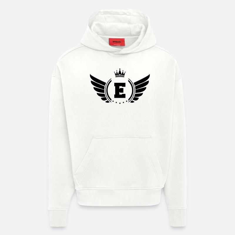 wappen E - Hoodie- made by SPREAD  - OFF WHITE