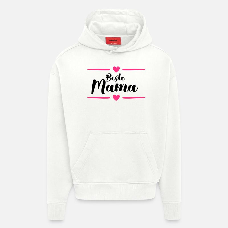 beste mama - Hoodie- made by SPREAD  - OFF WHITE