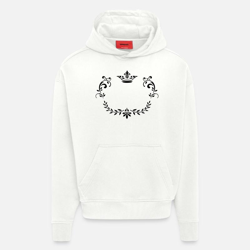 Krone - Hoodie- made by SPREAD  - OFF WHITE