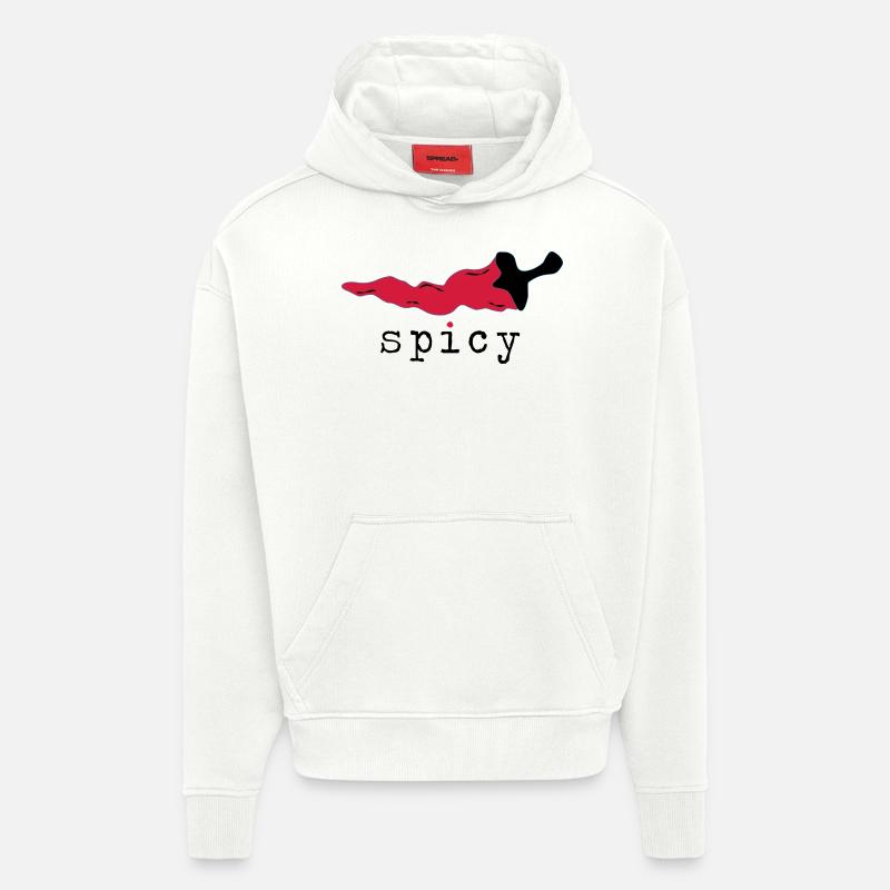 Spicy! - Hoodie- made by SPREAD  - OFF WHITE