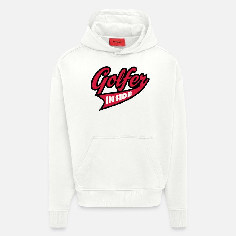 golf - Sweat à capuche bio épais oversize fabriqué en UE - OFF WHITE