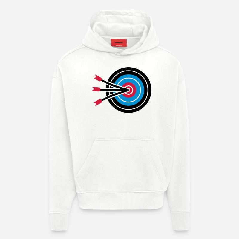 Bogenschießen - Hoodie- made by SPREAD  - OFF WHITE