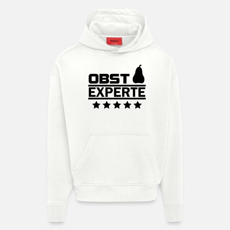 obst experte - Hoodie- made by SPREAD  - OFF WHITE