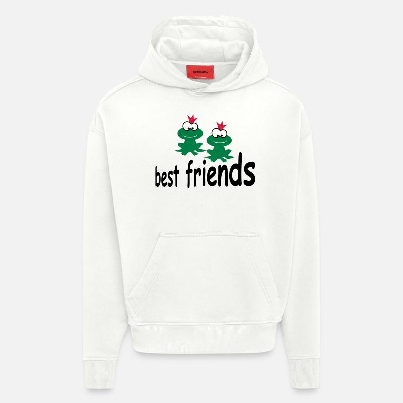 drôle - Sweat à capuche bio épais oversize fabriqué en UE - OFF WHITE