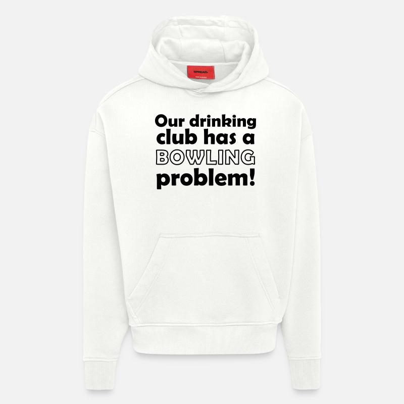 bowling problem - Hoodie- made by SPREAD  - OFF WHITE