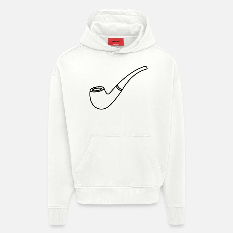 Pfeife - Hoodie- made by SPREAD  - OFF WHITE