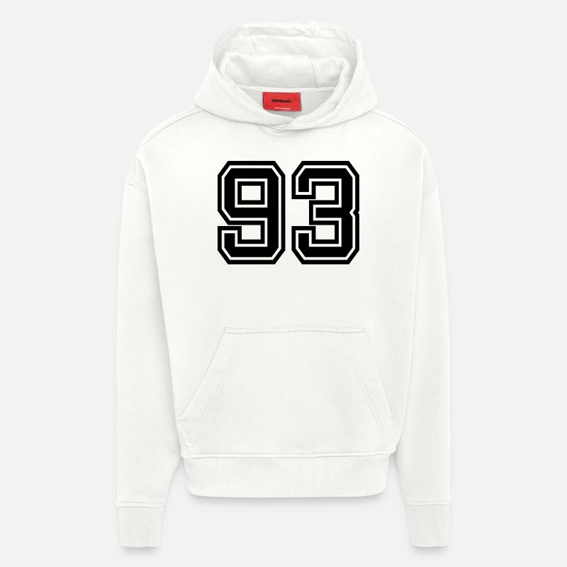 93 - Hoodie- made by SPREAD  - OFF WHITE