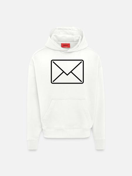 briefumschlag_icon1 - Hoodie- made by SPREAD - OFF WHITE