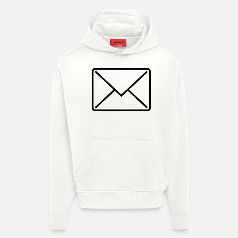 briefumschlag_icon1 - Hoodie- made by SPREAD  - OFF WHITE