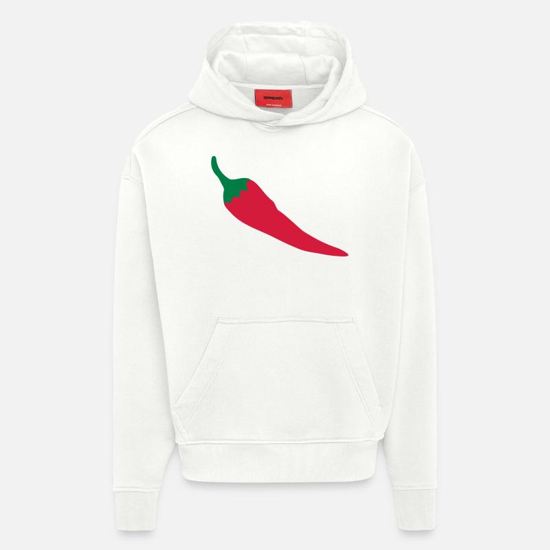 Chili - Hoodie- made by SPREAD  - OFF WHITE