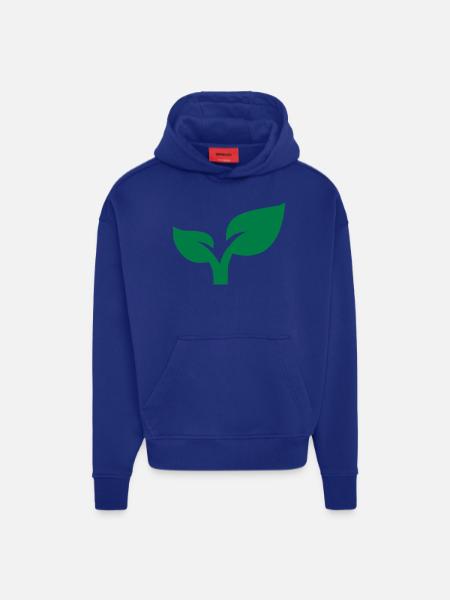 Plante - Sweat à capuche bio épais oversize fabriqué en UE - OFF WHITE