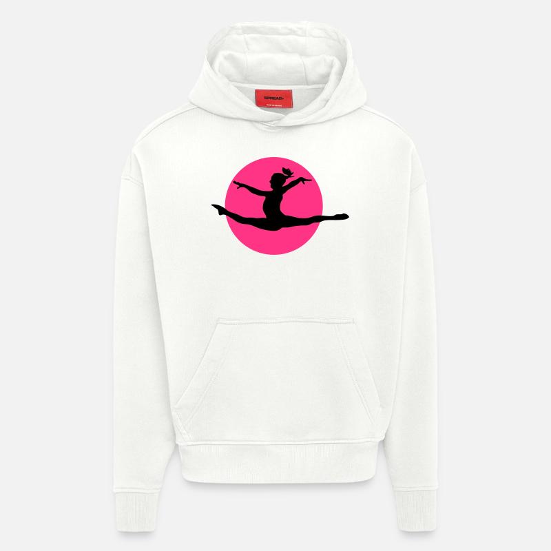 Kunst & Bodenturnen - Hoodie- made by SPREAD  - OFF WHITE