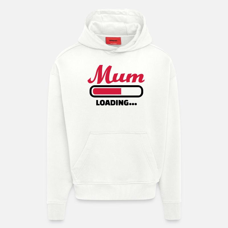 Mama - Hoodie- made by SPREAD  - OFF WHITE