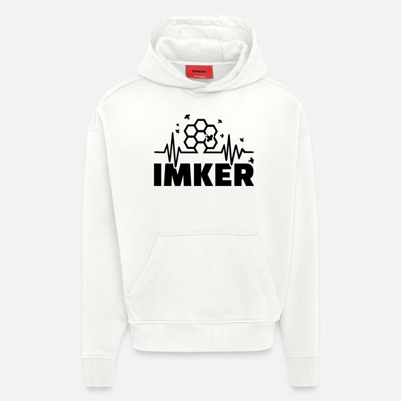 Imker - Hoodie- made by SPREAD  - OFF WHITE