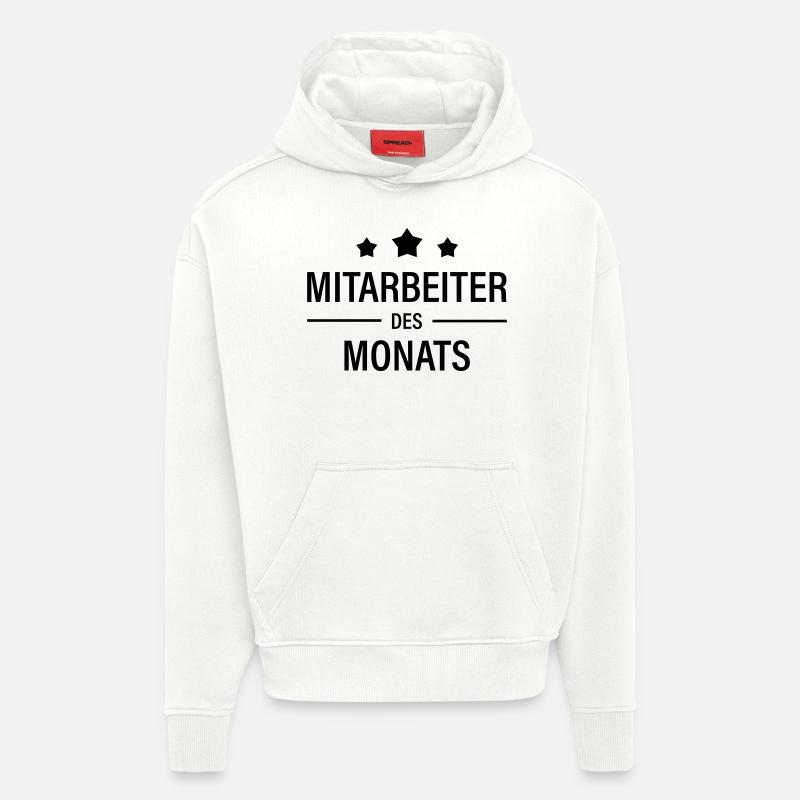 Mitarbeiter des Monats - Hoodie- made by SPREAD  - OFF WHITE