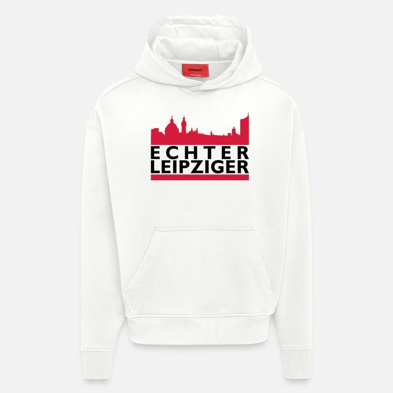 Echter Leipzig - Hoodie- made by SPREAD  - OFF WHITE