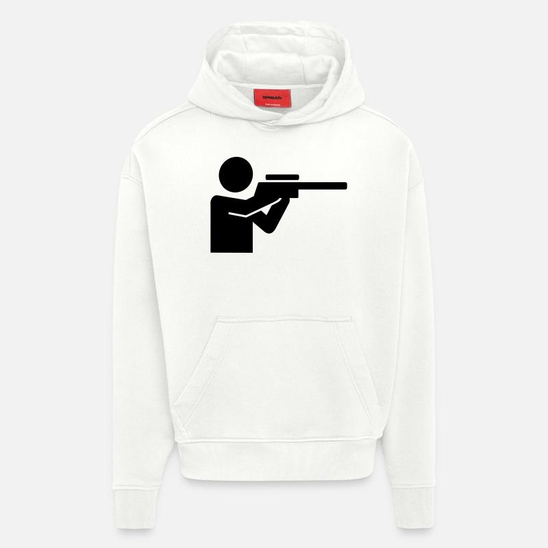 Jäger - Hoodie- made by SPREAD  - OFF WHITE