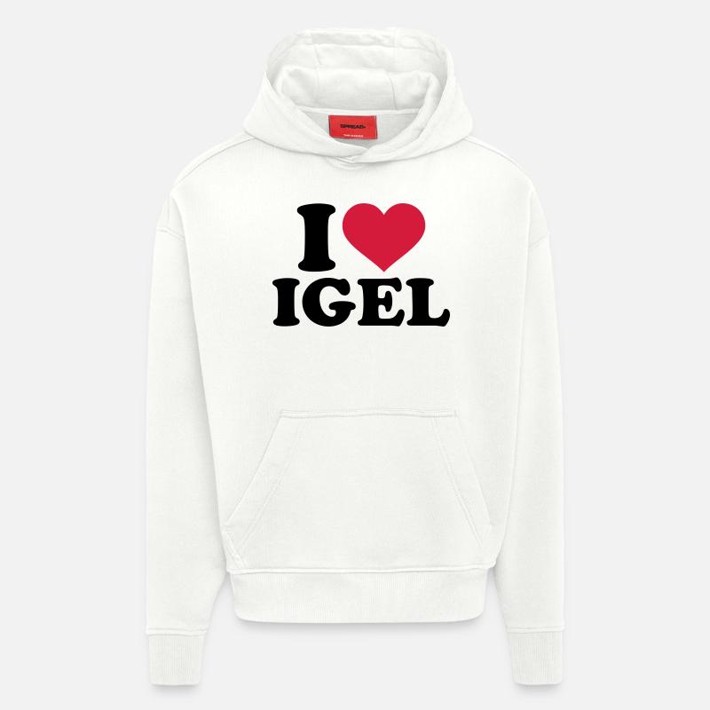 Igel - Hoodie- made by SPREAD - OFF WHITE