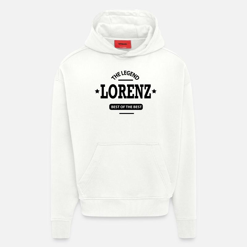 lorenz - Hoodie- made by SPREAD  - OFF WHITE
