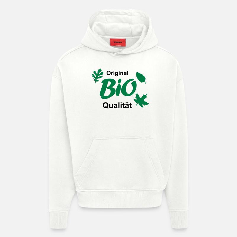 bio - Hoodie- made by SPREAD  - OFF WHITE