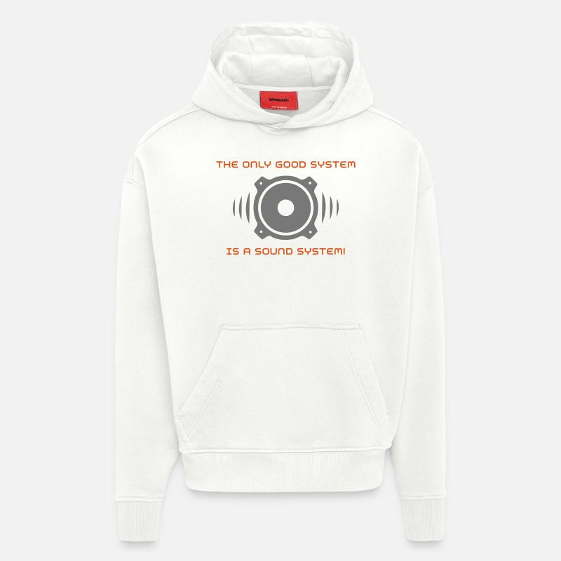 The only good system - Hoodie- made by SPREAD  - OFF WHITE