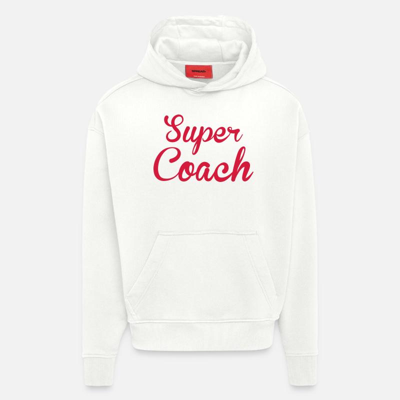 Coach / Coaching / Sport / Training / Trainer - Hoodie- made by SPREAD - OFF WHITE