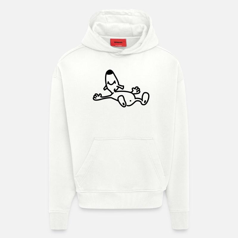 Schnupper entspannt - Hoodie- made by SPREAD  - OFF WHITE