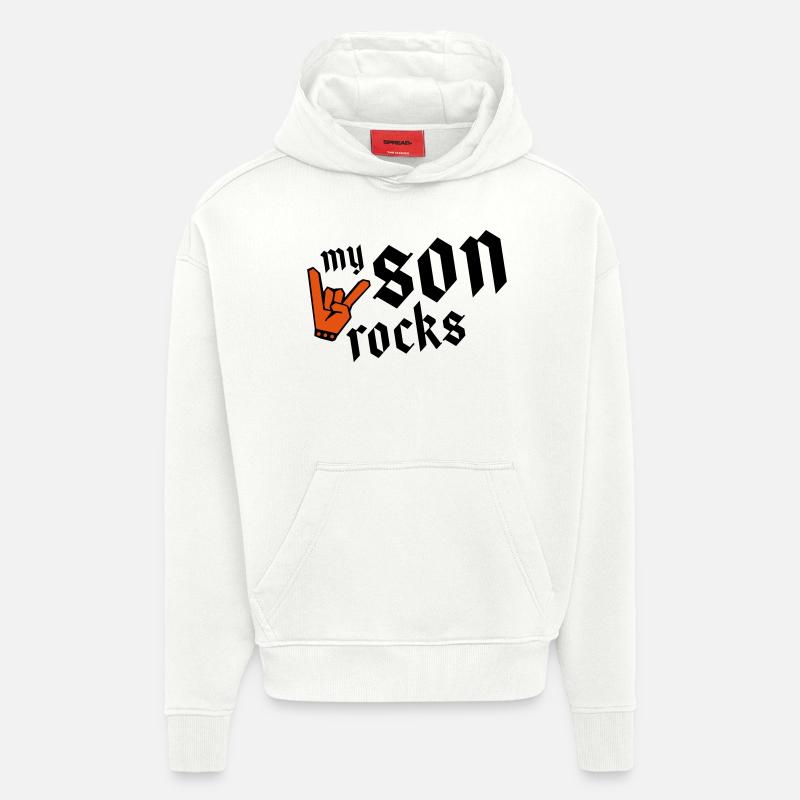 son rocks my - Hoodie- made by SPREAD  - OFF WHITE