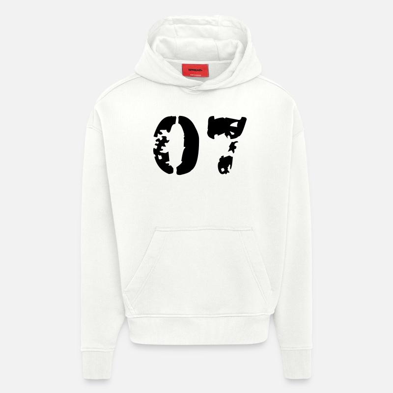 07 - Hoodie- made by SPREAD  - OFF WHITE