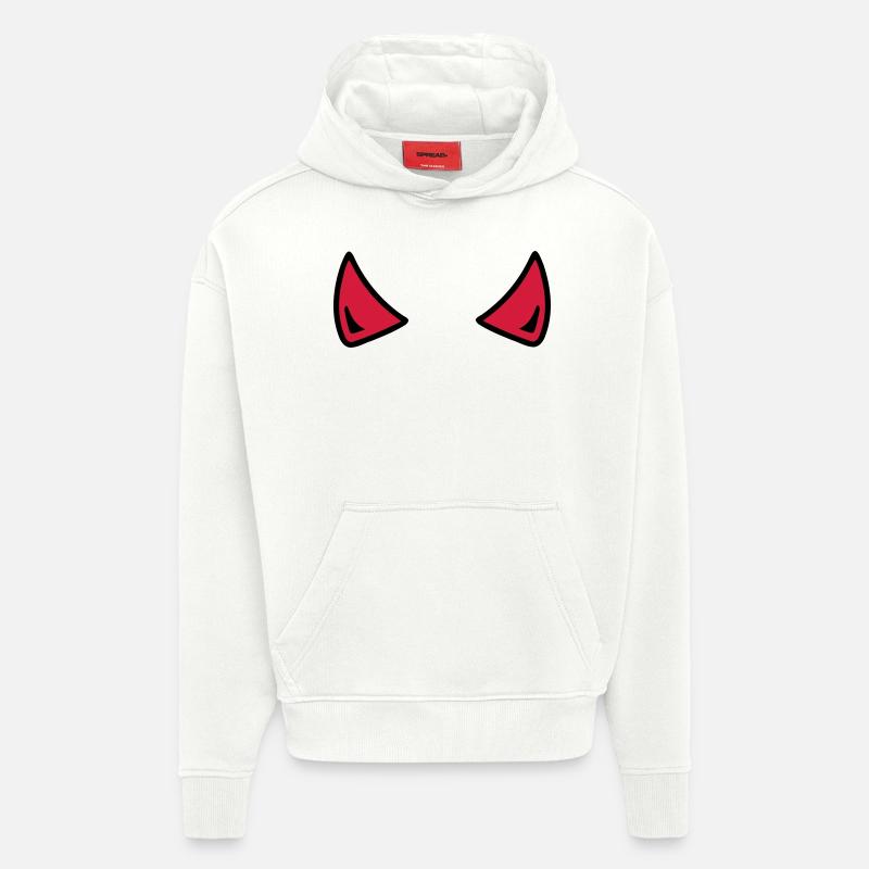 Devil - Hoodie- made by SPREAD  - OFF WHITE