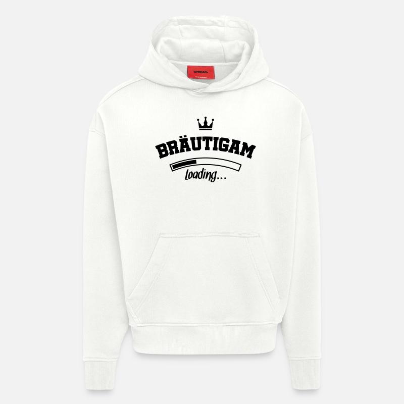 braeutigam loading design - Hoodie- made by SPREAD  - OFF WHITE