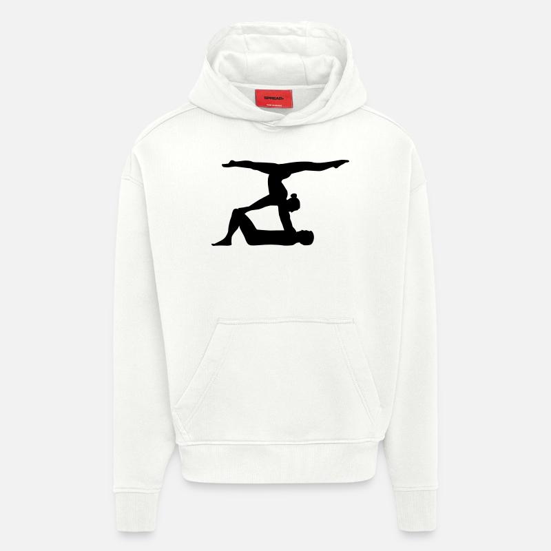 Akrobatik - Hoodie- made by SPREAD  - OFF WHITE