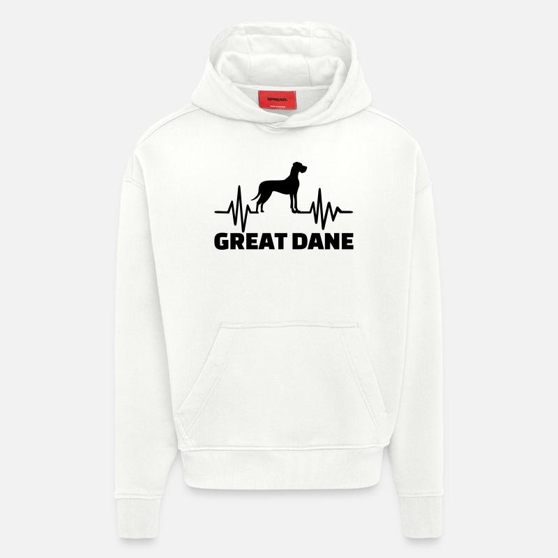 Dogge - Hoodie- made by SPREAD  - OFF WHITE