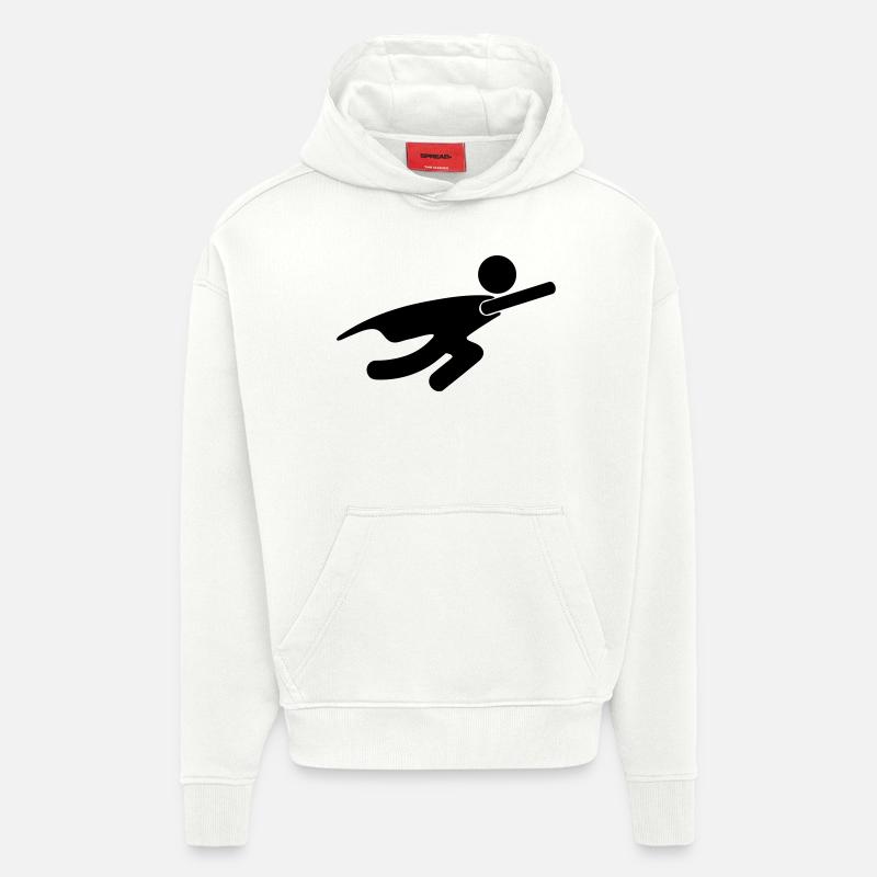 Superheld - Hoodie- made by SPREAD  - OFF WHITE