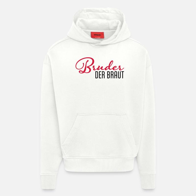 bruder der braut - Hoodie- made by SPREAD  - OFF WHITE