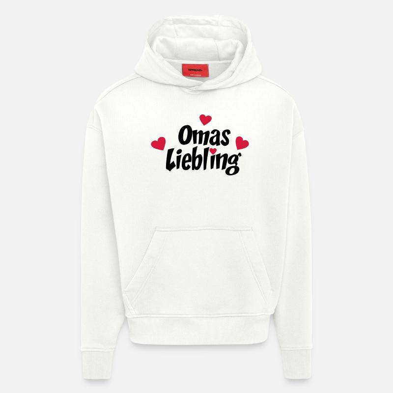 Grandmama - Sweat à capuche bio épais oversize fabriqué en UE - OFF WHITE
