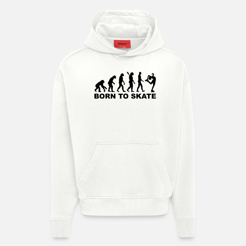Evolution Figure skating - Hoodie- made by SPREAD  - OFF WHITE