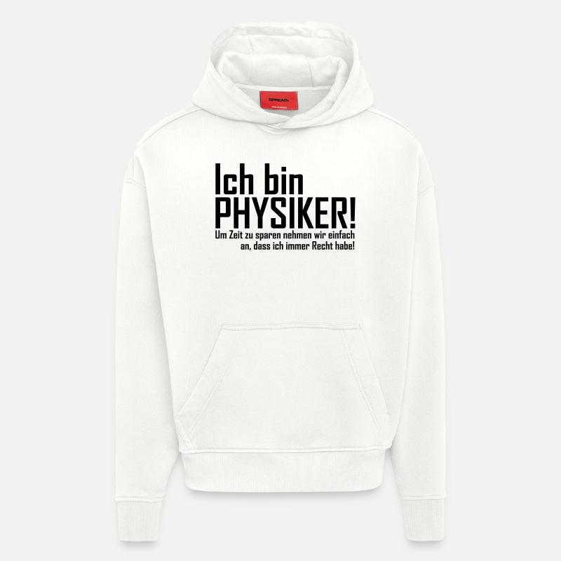 physiker - Hoodie- made by SPREAD  - OFF WHITE