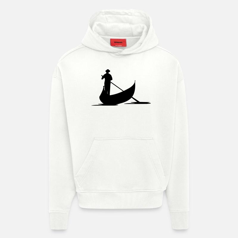 Freizeit - Gondel Venedig - Hoodie- made by SPREAD  - OFF WHITE