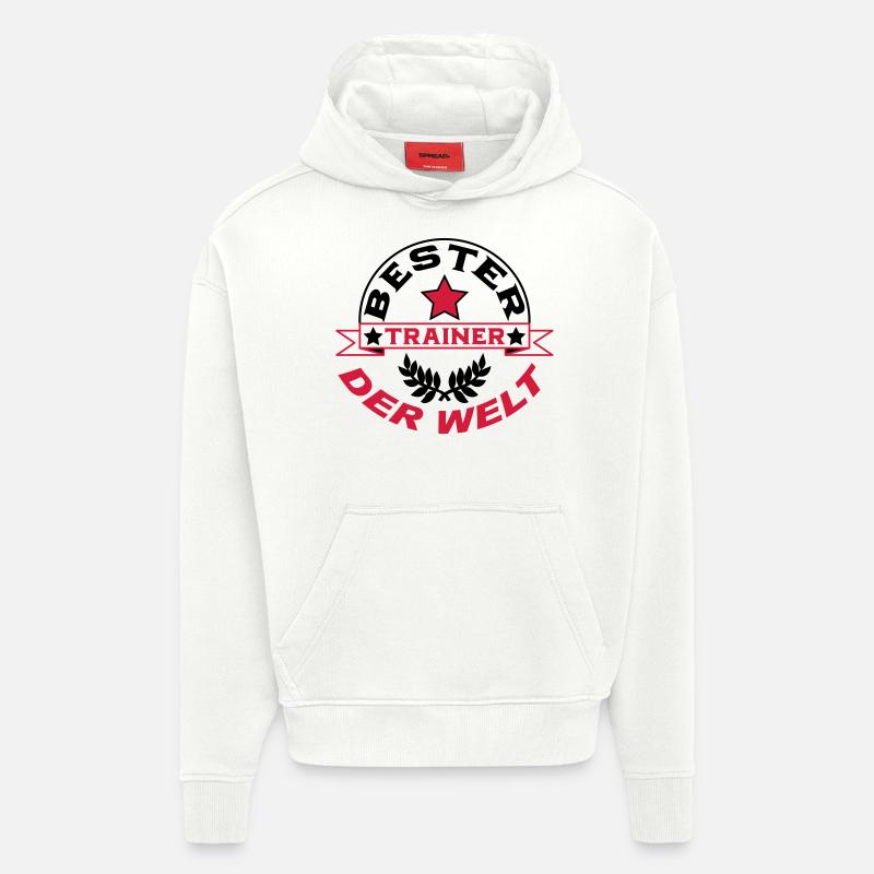 Bester trainer der welt - Hoodie- made by SPREAD  - OFF WHITE