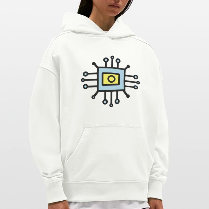 Chip Digital Computer Sensor Hoodie- made by SPREAD 