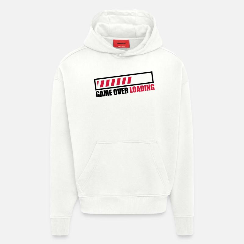 game_over_loading_c2 - Hoodie- made by SPREAD  - OFF WHITE