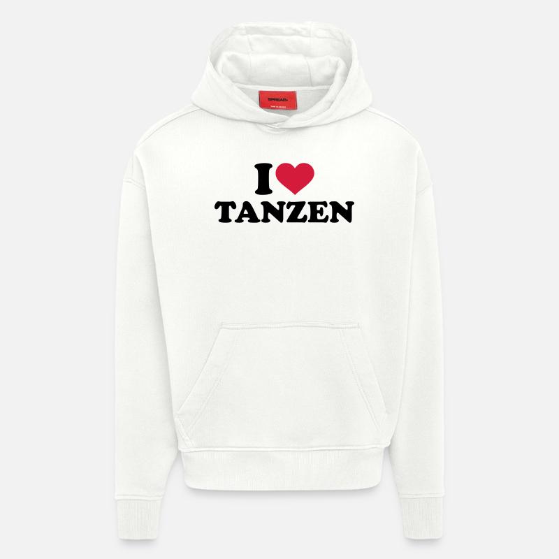 Tanzen - Hoodie- made by SPREAD  - OFF WHITE