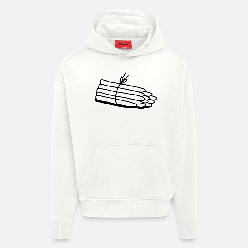 Spargel - Stangenspargel - Hoodie- made by SPREAD  - OFF WHITE