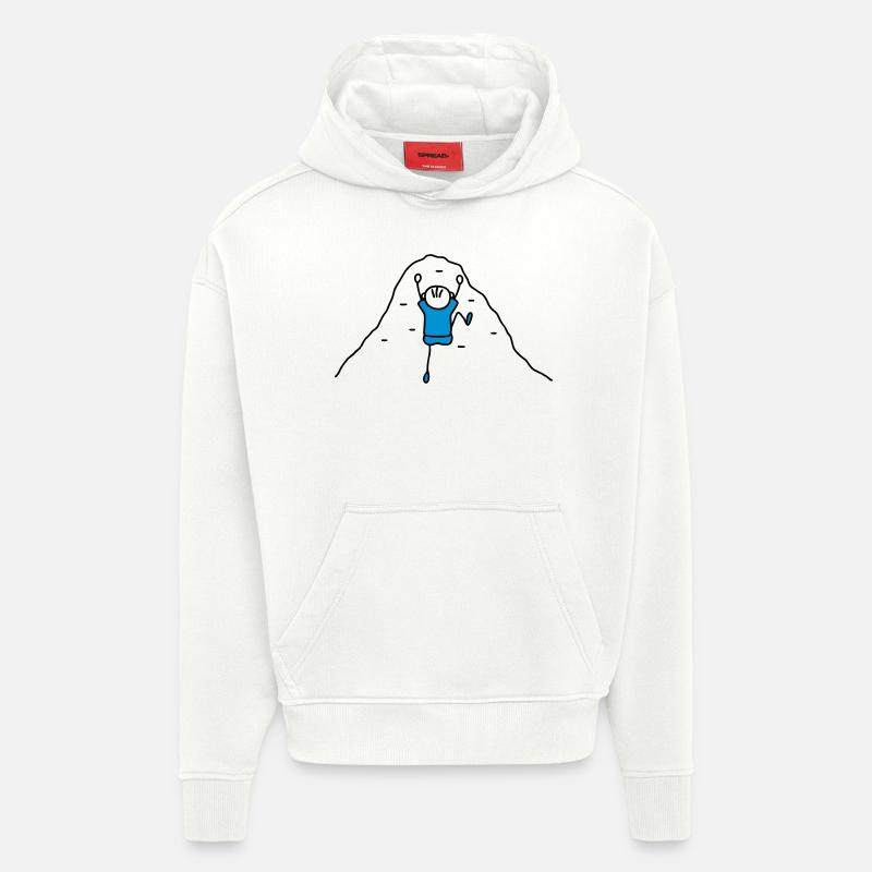 Klettern Kletterwand - V2 - Hoodie- made by SPREAD  - OFF WHITE